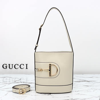 Gucci 73 Mini Bucket Bag White 18.5x20x8.5cm