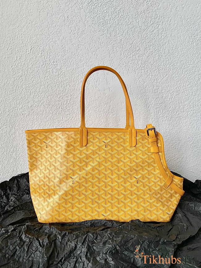 Goyard Pet Carry Bag Yellow 33.5x27x15cm - 1