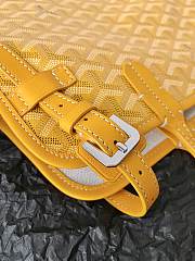 Goyard Pet Carry Bag Yellow 33.5x27x15cm - 6