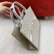 Dior Medium Book Tote Natural Oblique 36.5x28x16.5cm - 4