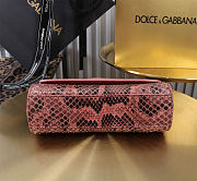 Dolce & Gabbana Sicily Snakeskin Handbag 18x11x6cm - 3