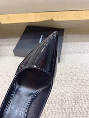 YSL Opyum Pump Black Patent Gold Heel 10cm - 5