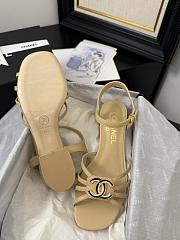 Chanel Beige Sandal Heel 5cm - 4