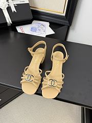 Chanel Beige Sandal Heel 5cm - 2