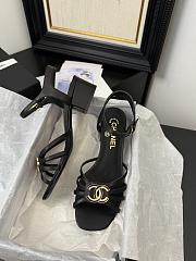 Chanel Sandal Black Heel 5cm - 5