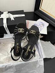 Chanel Sandal Black Heel 5cm - 4