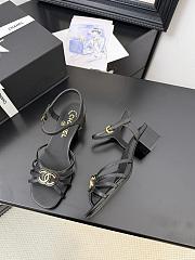 Chanel Sandal Black Heel 5cm - 2