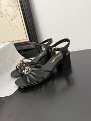 Chanel Sandal Black Heel 5cm - 3