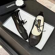 Chanel Mary Janes Black Ballerina Flat - 5