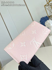 Louis Vuitton LV Sarah Wallet Pink 19x10.5x2cm - 4