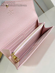 Louis Vuitton LV Sarah Wallet Pink 19x10.5x2cm - 2