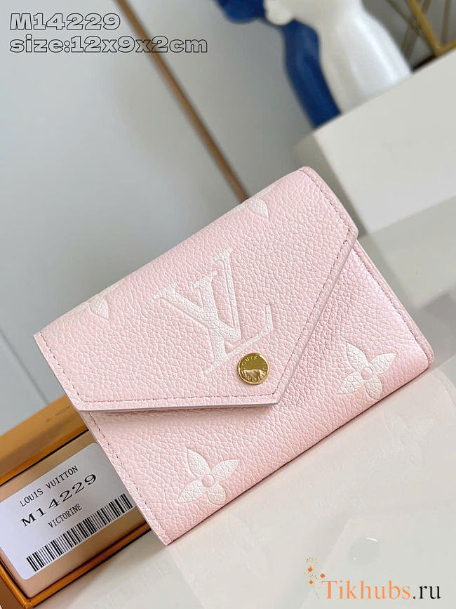 Louis Vuitton LV Wallet Victorine Pink 12x9.5x1.5cm - 1