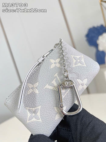 Louis Vuitton LV Key Pouch Grey 12cm