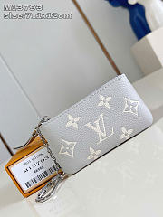 Louis Vuitton LV Key Pouch Grey 12cm - 3