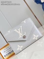 Louis Vuitton LV Wallet Victorine Grey 12x9.5x1.5cm - 1