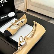 Chanel Mary Janes Beige Ballerina Flat - 2