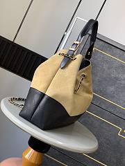 Chanel Hobo Bag Suede Black Leather 36x11.5x32cm - 2