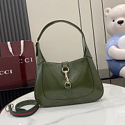 Gucci Jackie Small Shoulder Bag Green 27.5x19x4cm - 1