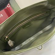 Gucci Jackie Small Shoulder Bag Green 27.5x19x4cm - 3