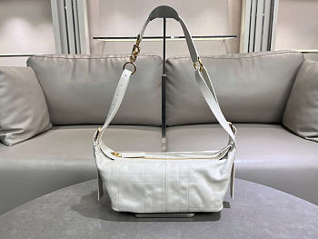 Dior Small D-Journey Bag Vintage Smooth Calfskin Latte 25.5x14.5x14cm