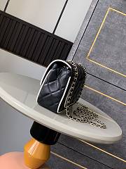 Chanel Wallet On Chain Black & White 19.5x13.5x7cm - 3