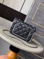 Chanel Wallet On Chain Black & White 19.5x13.5x7cm - 2