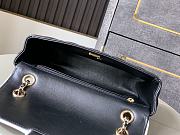 Chanel Flap Bag Lambskin Black & White 23.5x16.5x6.5cm - 4