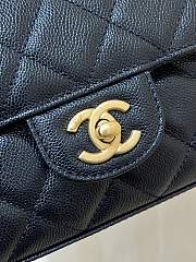 Chanel Mini Flap Bag Caviar Gold Black Gold 18x13x5.5cm - 4