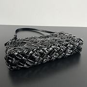 Bottega Veneta Kalimero Cha-Cha Bag Black 28.5x15x6cm - 2