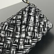 Bottega Veneta Kalimero Cha-Cha Bag Black 28.5x15x6cm - 3