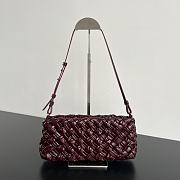 Bottega Veneta Kalimero Cha-Cha Bag Red Wine 28.5x15x6cm - 1