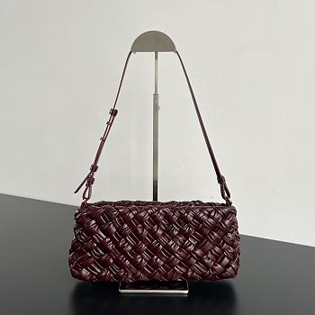 Bottega Veneta Kalimero Cha-Cha Bag Red Wine 28.5x15x6cm