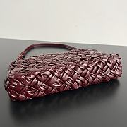 Bottega Veneta Kalimero Cha-Cha Bag Red Wine 28.5x15x6cm - 4
