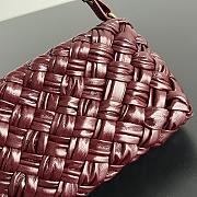 Bottega Veneta Kalimero Cha-Cha Bag Red Wine 28.5x15x6cm - 2
