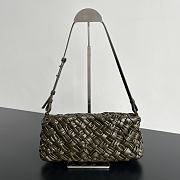 Bottega Veneta Kalimero Cha-Cha Bag Green 28.5x15x6cm - 1