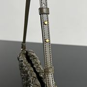 Bottega Veneta Kalimero Cha-Cha Bag Green 28.5x15x6cm - 6