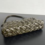 Bottega Veneta Kalimero Cha-Cha Bag Green 28.5x15x6cm - 4