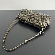 Bottega Veneta Kalimero Cha-Cha Bag Green 28.5x15x6cm - 2