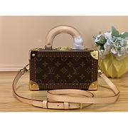 Louis Vuitton LV Valisette Tresor Monogram 22.5x14.5x11.5cm - 5