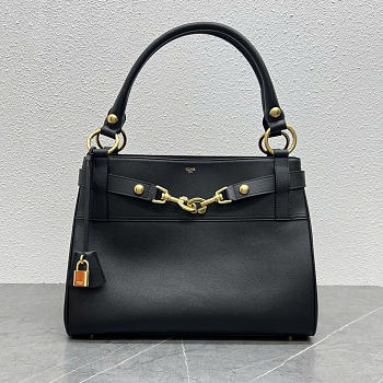 Celine Medium Annabel Bag Supple Calfskin Black 36.5x28.5x10cm