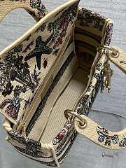 Dior Medium Lady D-Lite Bag Beige Cabinet 24x21x12cm - 6