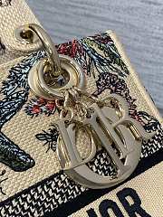 Dior Medium Lady D-Lite Bag Beige Cabinet 24x21x12cm - 3