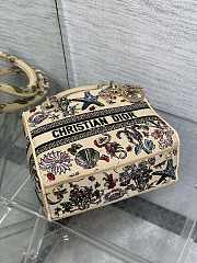 Dior Medium Lady D-Lite Bag Beige Cabinet 24x21x12cm - 2