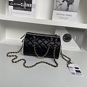 Chanel 25P Clutch With Chain Black White 18.5x11.5x11cm - 5