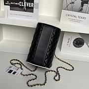 Chanel 25P Clutch With Chain Black White 18.5x11.5x11cm - 4