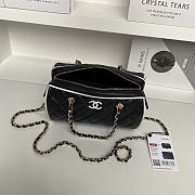 Chanel 25P Clutch With Chain Black White 18.5x11.5x11cm - 2