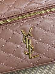 YSL Gaby Mini Vanity Bag Pink 18x11x6.5cm - 6