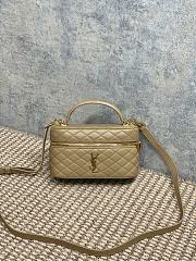 YSL Gaby Mini Vanity Bag Beige 18x11x6.5cm - 1