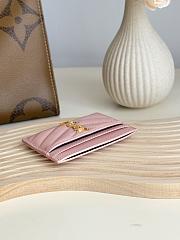 YSL Card Case Pink Gold 10x7.5x0.5cm - 5