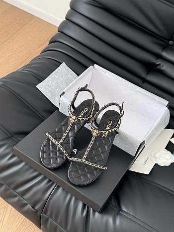 Chanel Black Sandal 06